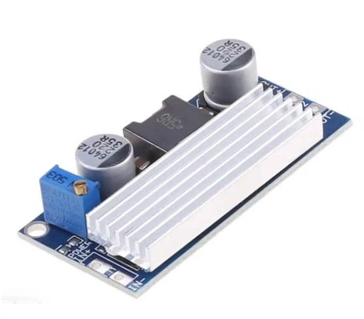 DC-DC Підвищуючий перетворювач XL6009 3,5V-35V 6А з радіатором