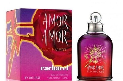 Woda toaletowa damska Cacharel Amor Amor Electric Kiss EDT W 50 ml (3614272370227)