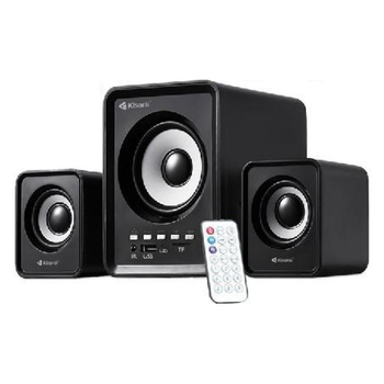 Компьютерная акустика колонки для пк и ноутбука Kisonli U-2800BT | 2.1, 11 Вт, BASS, BT, AUX, USB, LED| Черный