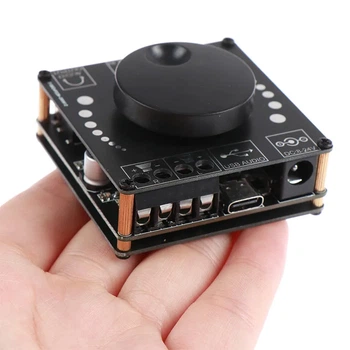 Аудио усилитель BauTech AP15L с Bluetooth 20 Вт х 2 jack 3.5 мм AUX USB-C Черный (1010-645-02)