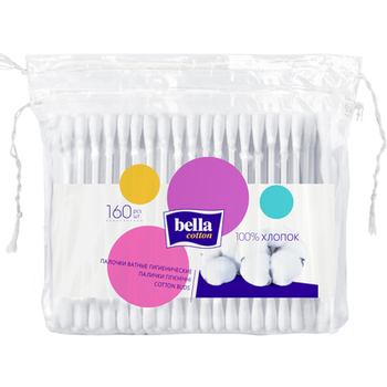 Палочки ватные гигиенические Bella 160шт