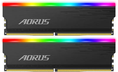Модуль памяти Gigabyte 16Gb(2x8Gb) DDR4 3733Mhz RGB Fusion 2.0 AORUS Memory boost (GP-ARS16G37D)
