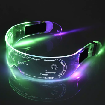 Яркие Светодиодные Очки , 7 Цветов. Светодиодные Led El Очки (299359)