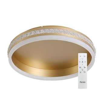 Світлодіодний світильник Feron AL6600 SHINE 70W золото