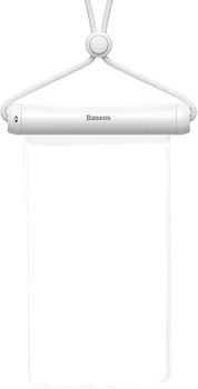 Чохол водонепроникний Baseus 7.2" зі шнурком на шию Білий (FMYT000002)