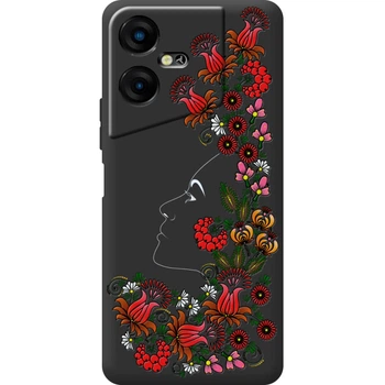 Силіконовий чохол BoxFace Tecno POVA Neo 3 3D Ukrainian Muse (55364-bk64)