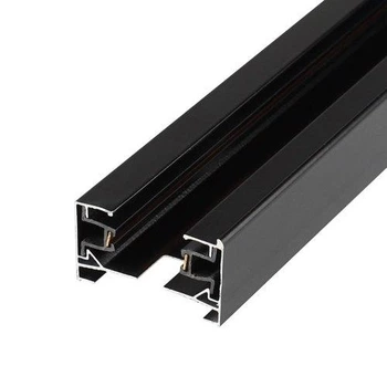 Трековый шинопровод Luminaria RAIL-2M BLACK однофазный