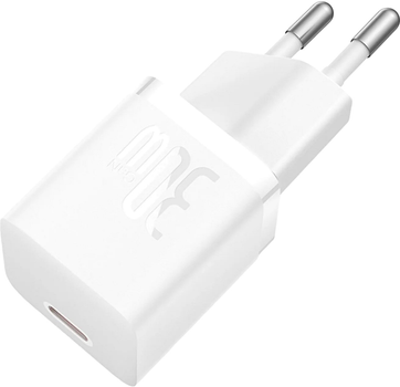 Ładowarka do telefonu Baseus 30W USB Type-C White (CCGN070502)