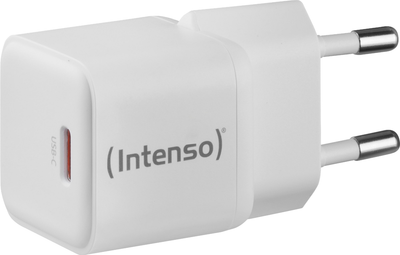 Зарядний пристрій Intenso USB-C GAN White (7803022)