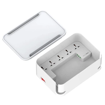 Удлинитель сетевой LDNIO Management Power Strip Box SN5310 |3USB, QC, 5 Sockets, 15.5W/10A| белый