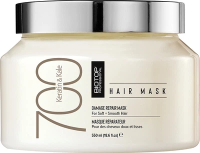 Маска для волосся Biotop 700 Keratin + Kale 550 мл (7290019419402)