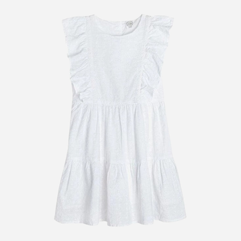 Дитяча літня сукня для дівчинки Cool Club CCG2412199 134 см Біла (5903977273482)