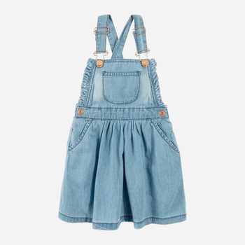 Jeansowa sukienka dziecięca dla dziewczynki Cool Club CJG2018881 134 cm Niebieska (5903272429669)
