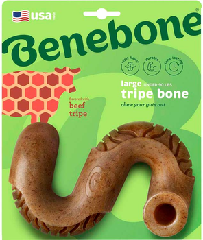 Іграшка для собак із яловичими жвалами Benebone Tripe Bone 16 см Brown (0810054210405)