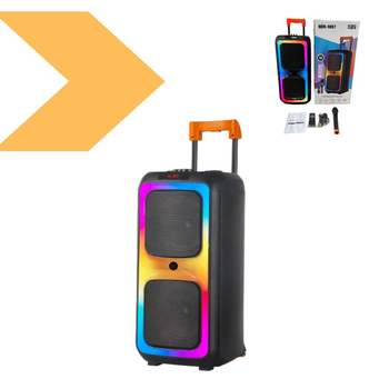 Вулична Bluetooth-Колонка на коліщатках 8 дюймів 6000Вт XPRO NDR-1097 чорний (41190-NDR-1097_3911)