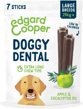 Іграшка жувальна для собак Edgard Cooper Doggy Dental Apple and Eucalyptus Large Breed 25 см Brown (5407007142118)