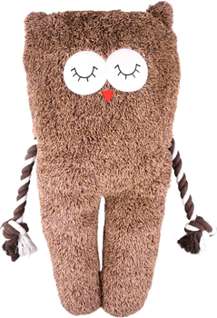 Zabawka dla psów Flamingo Plush Owl 65 cm Brown (5400585150674)