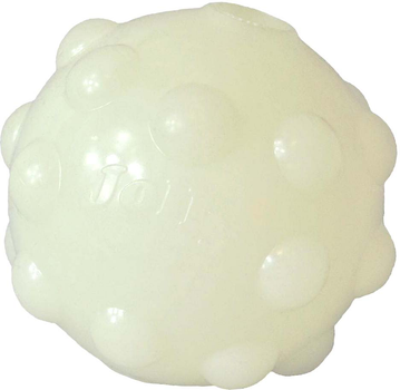 Piłka dla psów Jolly Pets Jumper Ball Glow 10 cm White (0788169400663)