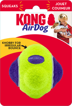 М'яч для собак Kong Airdog Squeaker Knobby Ball 3.5 cм Multicolour (0035585502151)