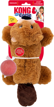 Zabawka dla psów Kong Cozie Pocketz Beaver 24 cm Brown (0035585503622)