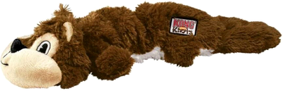 Zabawka dla psów Kong Scrunch Knots Squirrel 17 cm Brown (0035585454450)