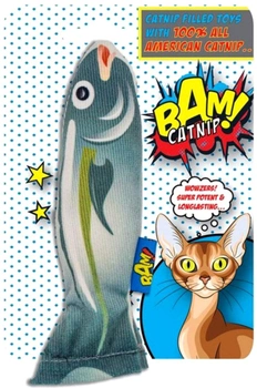 Іграшка для котів із котячою м'ятою Bam! Toy with Catnip Fish 16 см Multicolour (5033190059430)