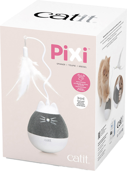 Іграшка для котів Catit Pixi Spinner 15 см White/Grey (0022517431450)