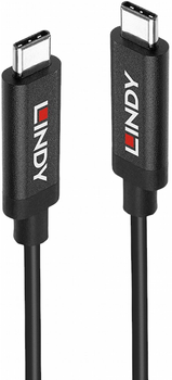 Кабель Lindy USB Type-C 5 м Black (4002888433082)