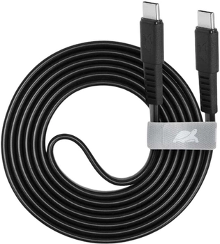 Kabel Rivacase USB Type-C - USB Type-C BK12 1.2 m Black (PS6005BK12)