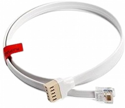 Kabel Satel Interface - połączenia portów RS White (RJ/PIN5)