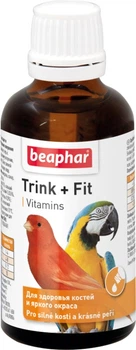 Витамины Beaphar Trink + Fit Birds для здоровья костей и яркой окраски перьев птиц 50 мл (10265) (8711231102655)