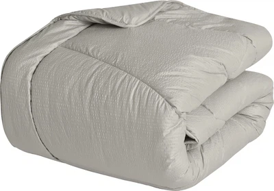 Ковдра IDEIA Nordic Comfort Всесезонна Полуторна 140x210 см Антиалергенне волокно Сіра (4820182653308)