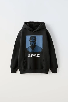 Худи детский Zara 1277/663 130 см Черный