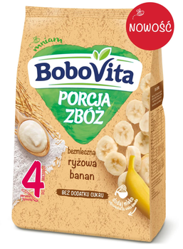 Безмолочна каша Bobovita рис банан 4міс. 170г. (61479)