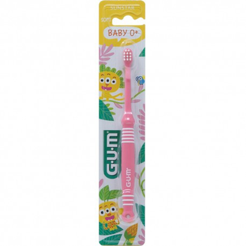 Зубна щітка GUM Baby для дітей від 0 до 2 років рожевого кольору