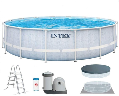 Бассейн каркасный Intex Grey 488х122 см (26746)