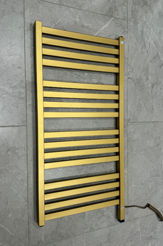 Полотенцесушитель электрический Terma M01 960x500 Brass, тен ONE