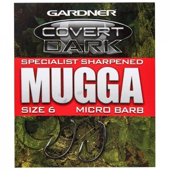 Крючок Gardner Sarpened DARK MUGGA №4 (ручная заточка)