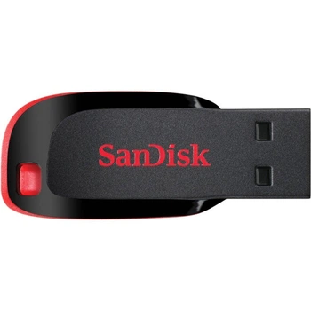 Флешка для ноутбука Flash SanDisk USB 2.0 Cruzer Blade 32Gb Black/Red (SDCZ50-032G-B35)