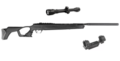 Пневматична гвинтівка Hatsan 125 Pro з посиленою газовою пружиною, ствол QE, кріплення протектора