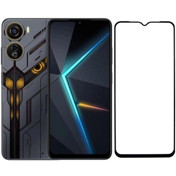 Захисне скло LUX для ZTE Nubia Neo 5G повне проклеювання чорний