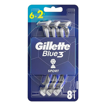 Станок одноразовий Gillette Blue 3 Sport 8 шт (7702018531783)