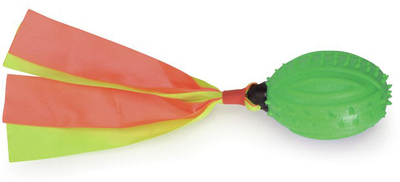Zabawka do gryzienia dla psów Camon Piłka owalna ze wstążką i dźwiękiem 25 cm (8019808222752)