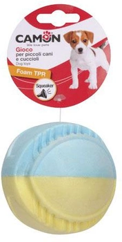Zabawka dla psów Camon Piankowa piłka z gwizdkiem 8.5 cm (8019808222707)