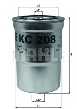 Фильтр топлива Knecht KC208 MAHLE (KC208)