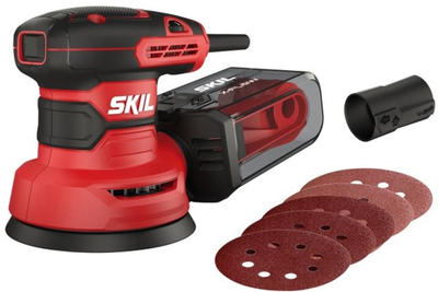 Эксцентриковая сетевая шлифмашина Skil 125 мм 300 Вт (SR1E7471AA) (8719643000477)