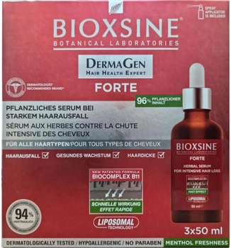 Serum przeciw wypadaniu włosów Bioxsine DermaGen Forte 3x50 ml (8680512629214)