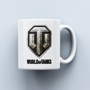 Чашка c логотипом игры World of Tanks 330 мл