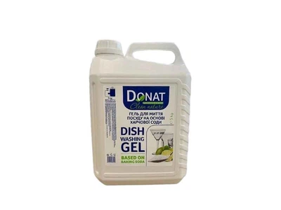 Гель для миття посуду DONAT 5л Clean Харчова сода