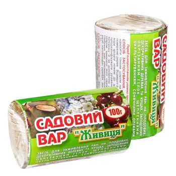 Садовый вар "Живица" 100г. Для лечения повреждений деревьев. Агромаг